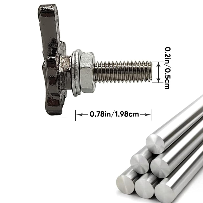 Bullone a dito in metallo divertente (4 pz.)