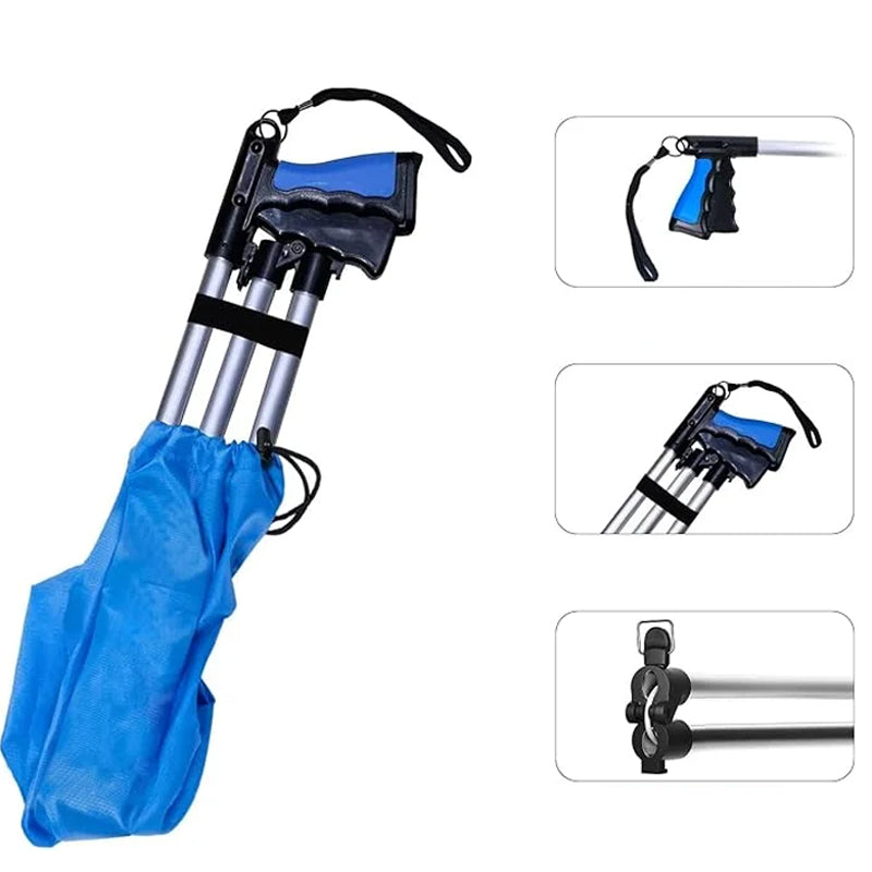 Pinza Pieghevole con Clip Girevole a 360°