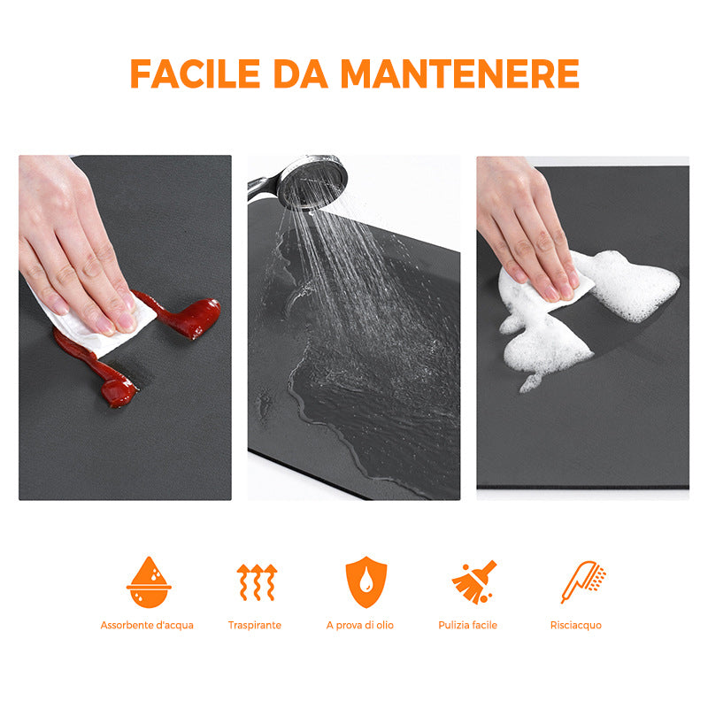 Tappetino drenante per cucina super assorbente