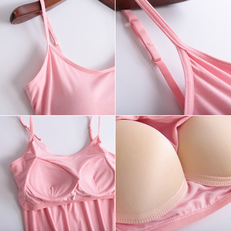 Canotta con reggiseno incorporato