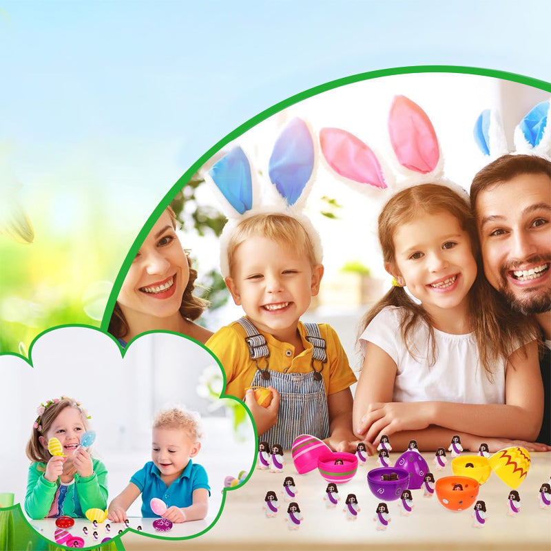 Decorazioni pasquali con figurine mini Gesù da 24 pezzi