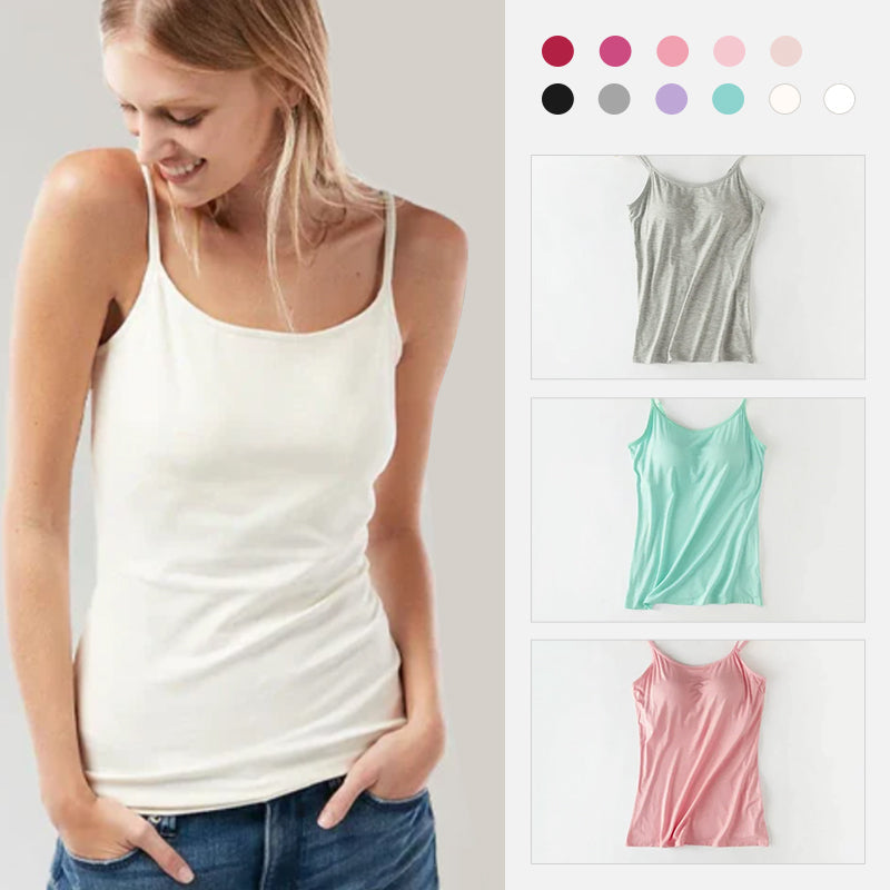 Canotta con reggiseno incorporato
