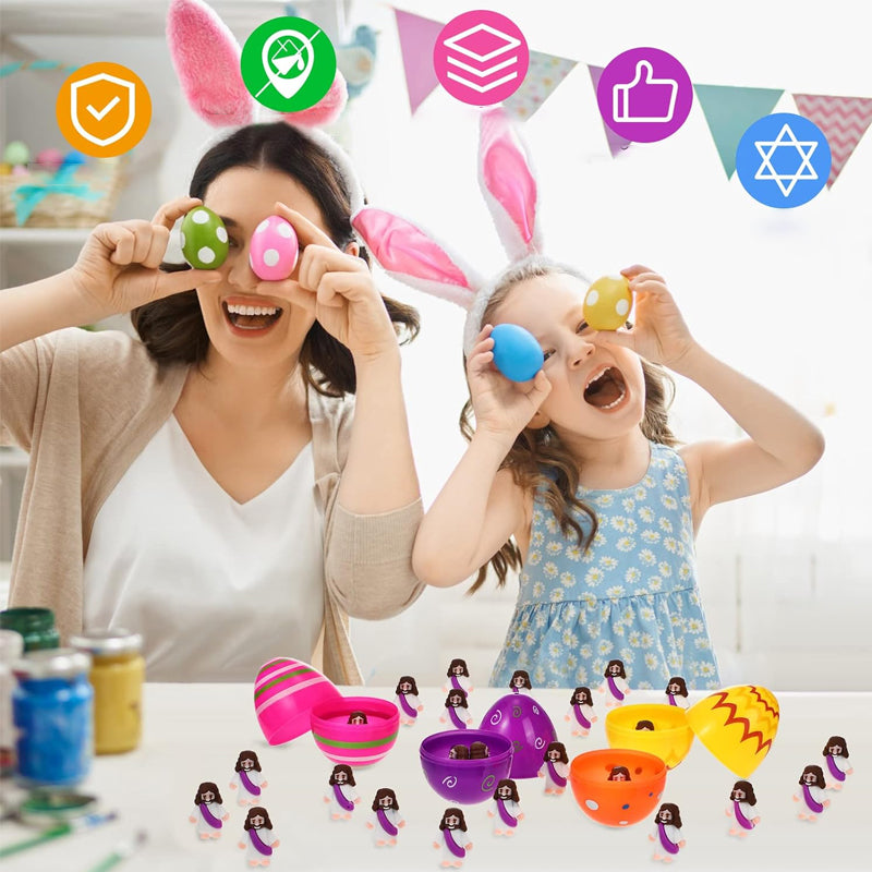 Decorazioni pasquali con figurine mini Gesù da 24 pezzi