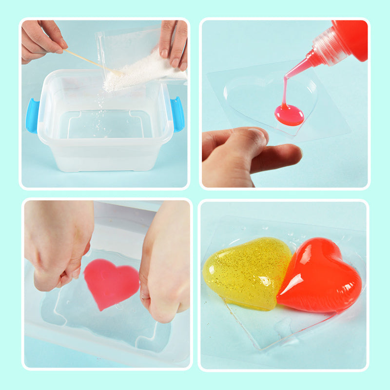 🦀 Magia dell'Acqua ELF, Set di Giocattoli Sensoriali Fatti a Mano con Gel d'Acqua per Bambini
