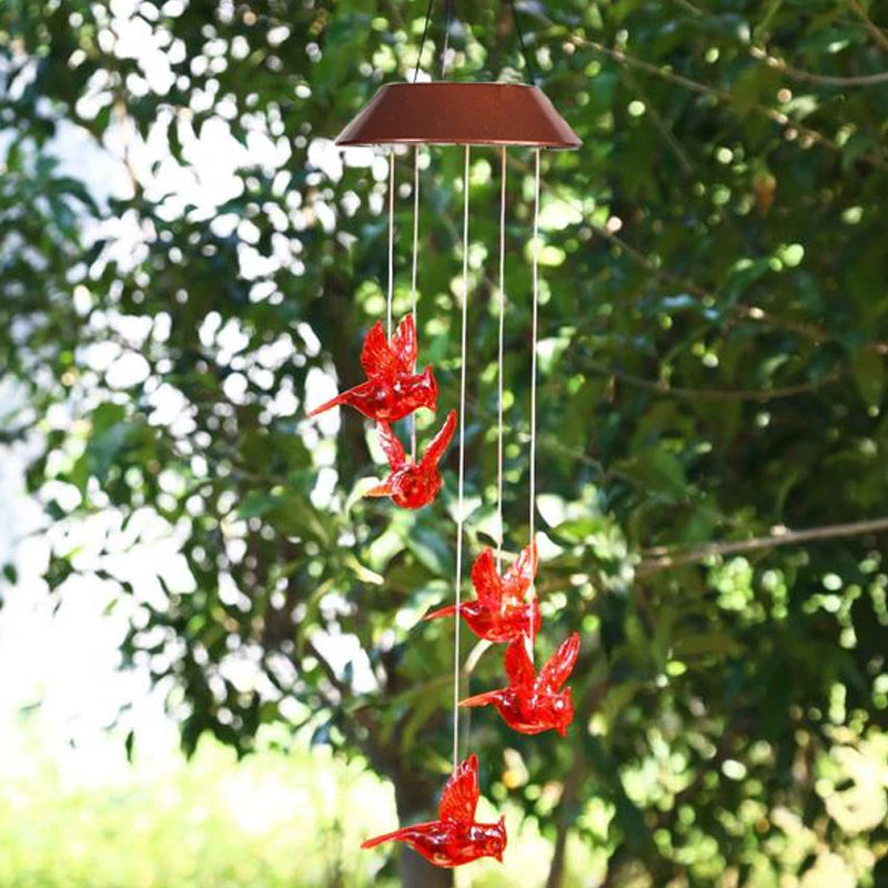 Carillon Solare a LED con Colibrì