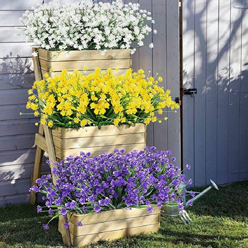 Fiori artificiali da esterno (2 pacchi)
