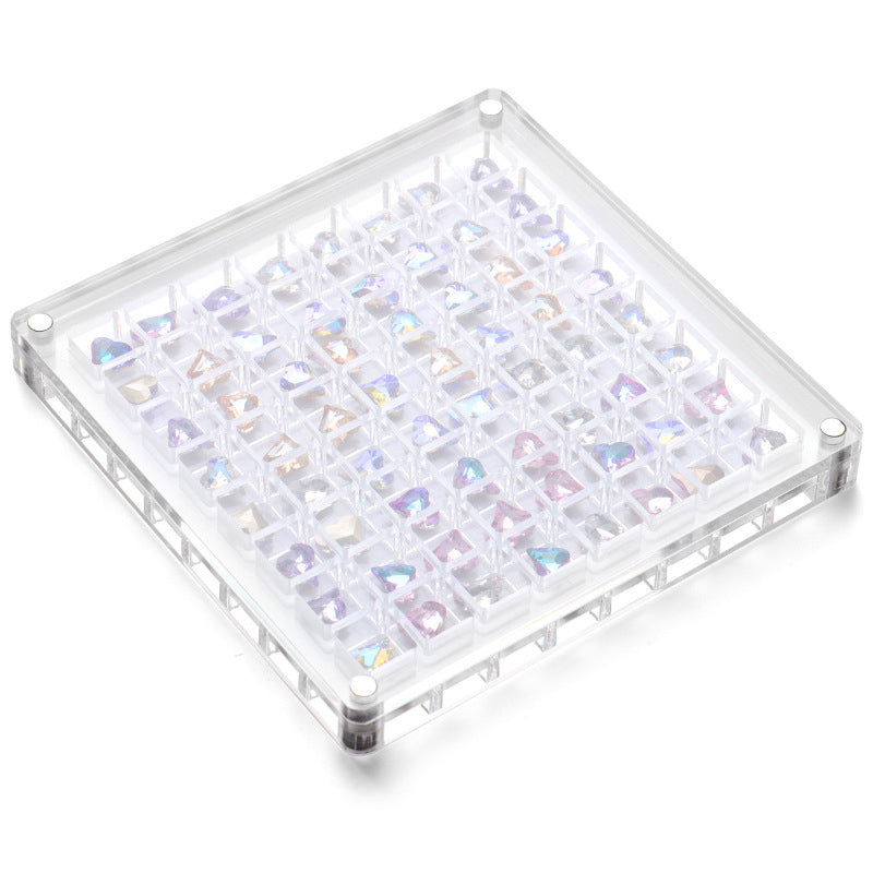 Espositore con guscio magnetico in acrilico
