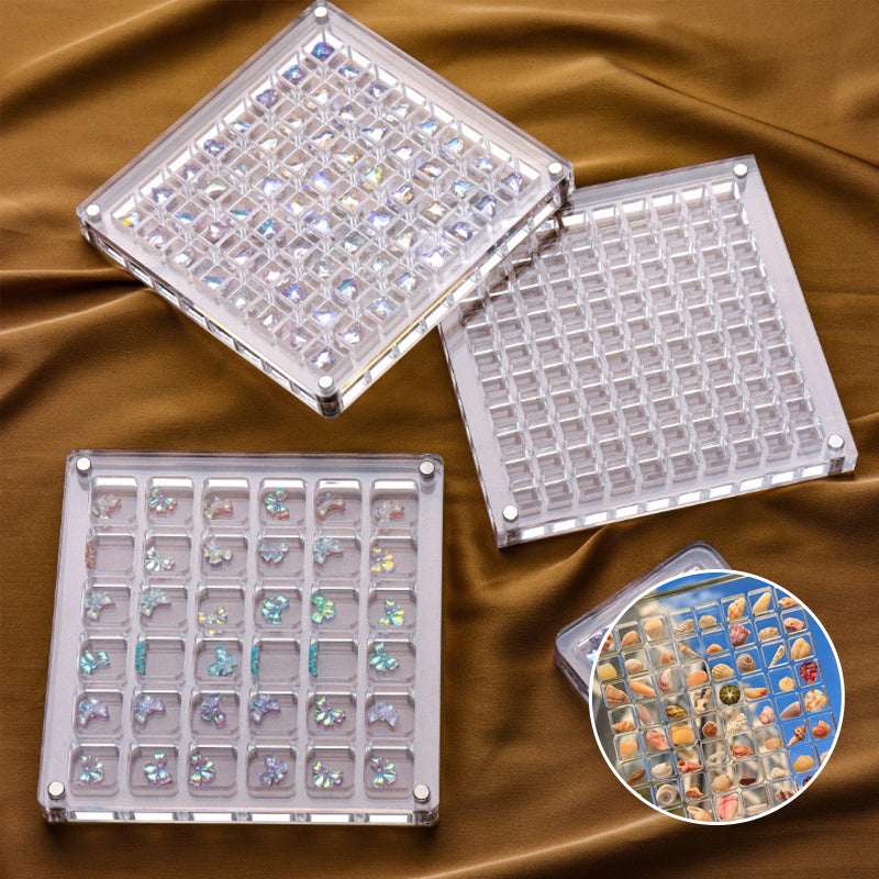 Espositore con guscio magnetico in acrilico